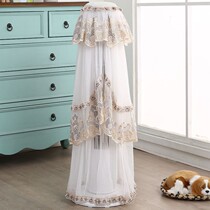 Electric fan cover dust cover new home dust cover cloth art floor type round solid full package dust protection