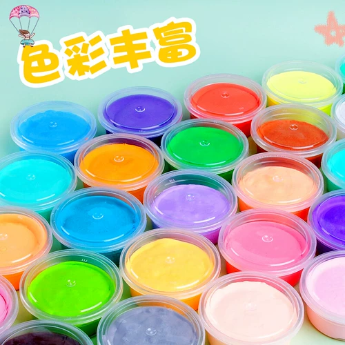 Сверхлегкая детская космическая глина без запаха, 24 цветов, 12 цветов