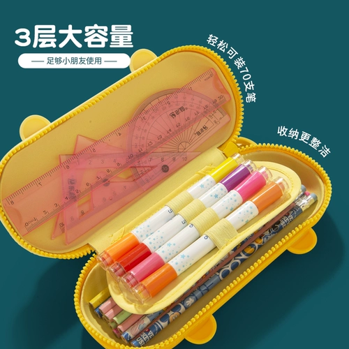 Креативная машина для пузырьков, пенал, сумка для школьников, высококачественный вместительный и большой комплект, милая настольная система хранения для детского сада, популярно в интернете