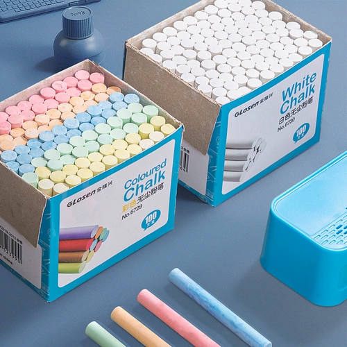 Детский мел без пыли, белая детская экологичная водорастворимая доска для раннего возраста для домашнего использования для школьников для рисования, обучение, оптовые продажи