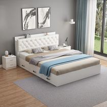 Box-type bed bedding bed with functional bed tatami storage bed box conveniently accommodates rental room special bed