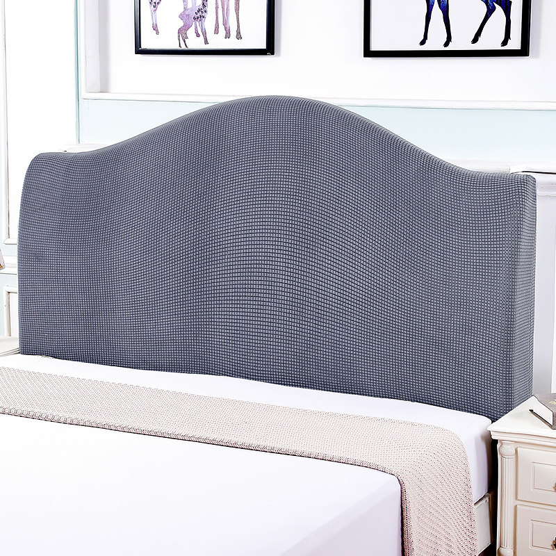 Headboard cover rugged and rugged old style wood headboard 2020 New arched bed back cover full bag light and luxurious atmosphere-Taobao