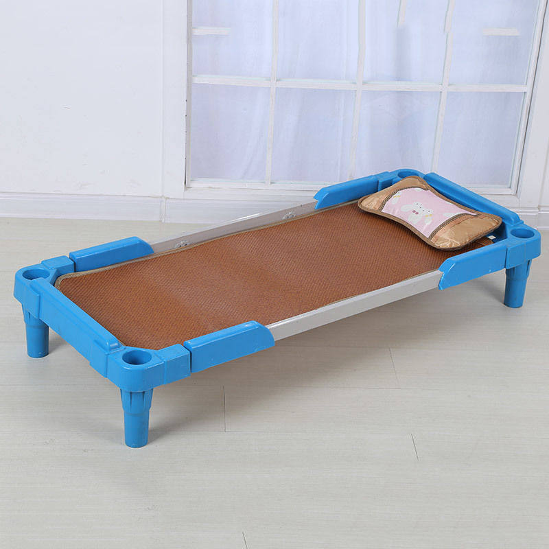 Kindergarten cool afternoon mat sleeping student grass mat Bao x Bao double-sided ice silk mat crib mat custom children's rattan