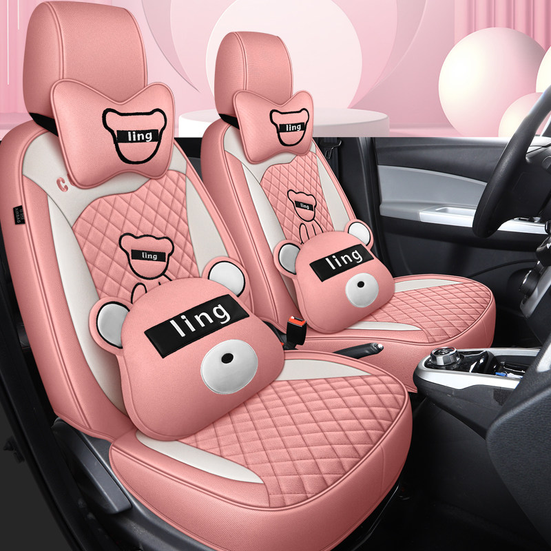Changan Benben Estar seat cover special all-inclusive seat cover modified Benben EV four seasons linen female cartoon cushion