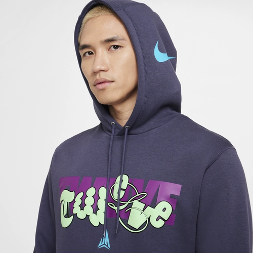 Официальные магазины NIKE OUTLETS Мужская флисовая баскетбольная толстовка Ja Club Fleece Morant FZ1039