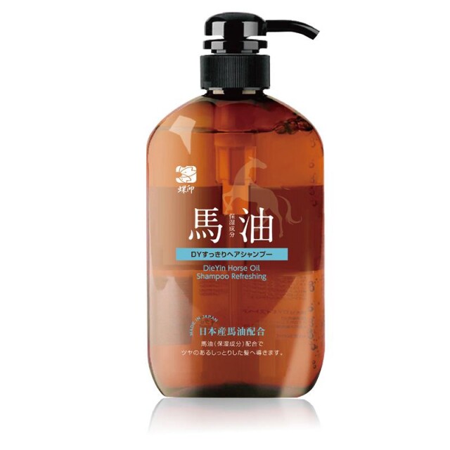 蝶印牌 马油洗发水（清爽型）600mL
