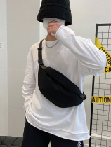 Japanese Male Skew Satchel Wave Waterproof Backpack Light Small Satchel Chest Bag Day Family Purse Sport Mens Single Shoulder Bag Women