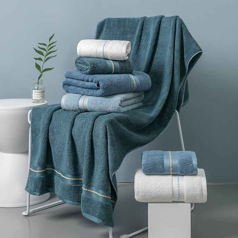 Japanese Bamboo Fiber Bath Towels New Full Cotton Speed Dry Water Absorbing Bath Towels Couple a pair of male towel bath towels Three sets