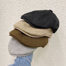 Japans new 100 hitchhiking hat mens spring autumn style Berehat Mens thin Duck Tongue Cap Retro Ins summer