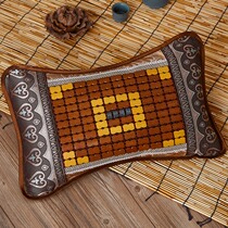Japanese summer pillow tea Mahjong Bamboo Cool Pillow Single Summer Ice Silk Cool Mat Bamboo Pillow Adults Home Cool