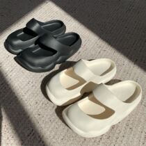 Japan Retro Fashion Mary Rare Slippers Women Spring Summer Season Students Cute Baotou Sandals Sandals Beach Cave Shoes