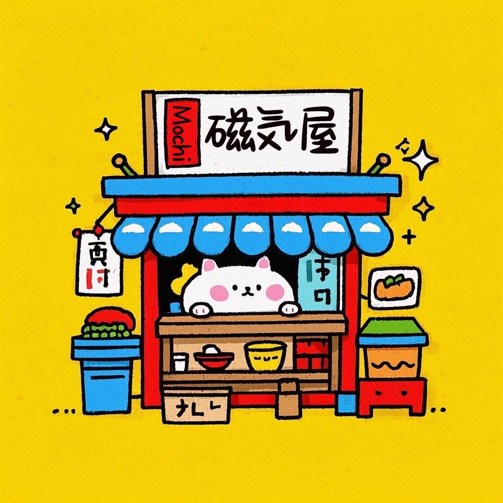 Mochi Mochi 磁気屋的LOGO