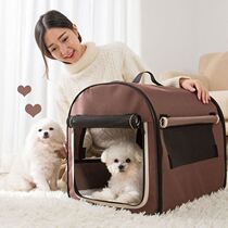 High-end high-end pet carrying bag large car number summer cat outing car house cat spring and four seasons general outdoor property room dog cage