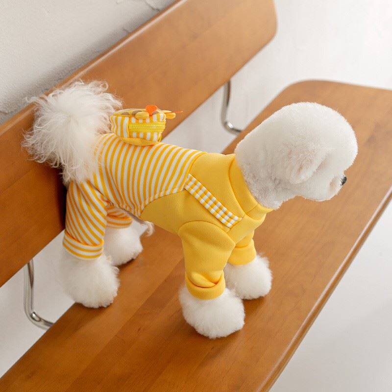 Autumn cute things with small bags, four-legged clothes, thin velvet, autumn chains, mi sweaters, deer puppies, dogs, cat pets, winter clothes