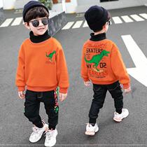 Barabas official flagship pulls boys suit in autumn and winter new childrens clothes 2021 clothes for the winter of the ocean tide