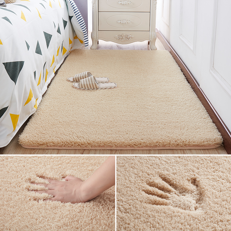 Bedside mat thick anti-fall baby mat winter plus velvet children's crawling mat carpet type baby play learning to crawl floor mat
