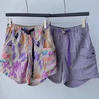 Outdoor waterproof nylon belt style shorts summer