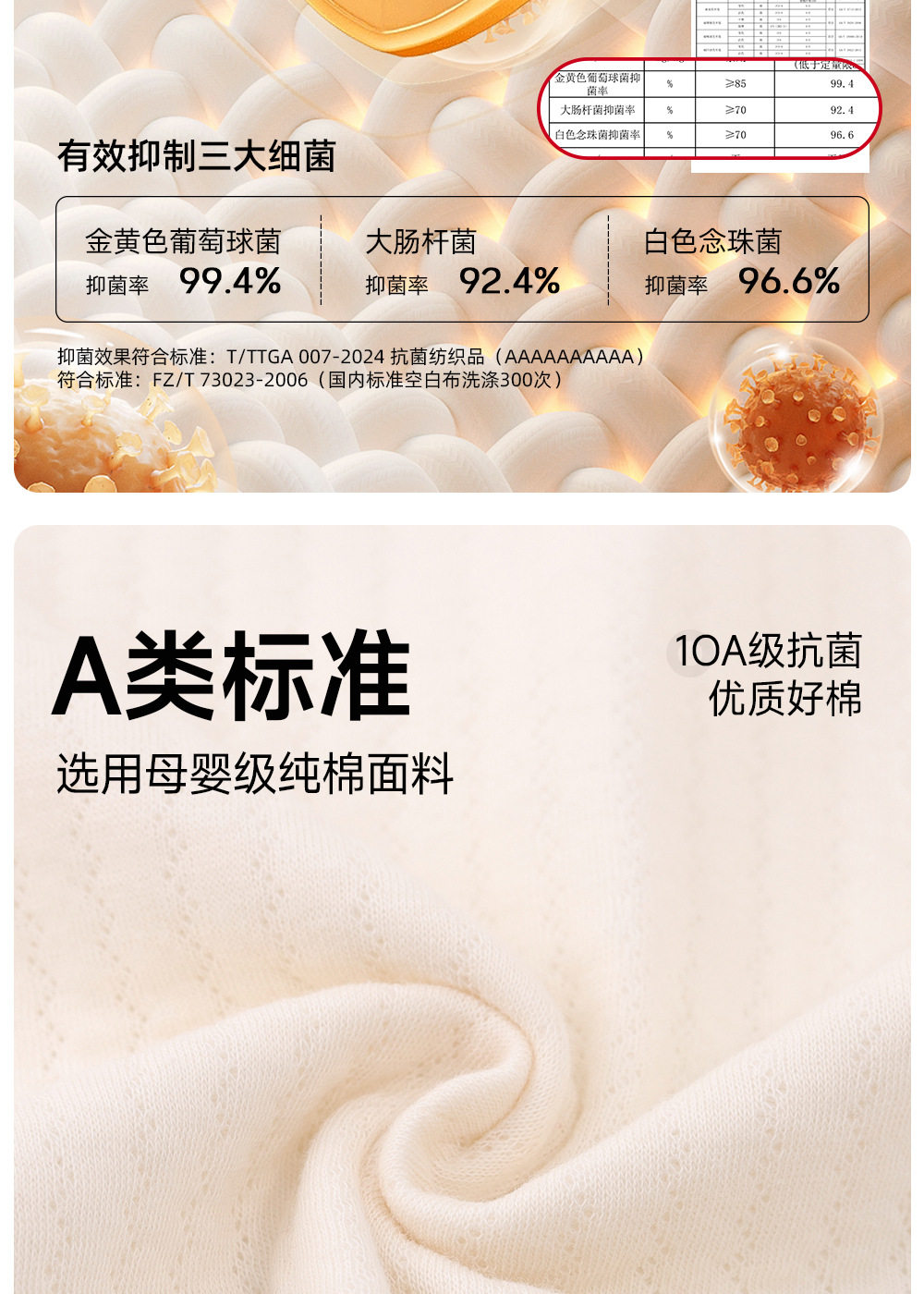 全棉纯棉秋冬10A抗菌月子服A类纯棉空气棉夹层孕妇哺乳睡衣家居服 — 6