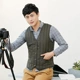 Cotton vest nam mùa thu đông thanh niên Slim triều ấm trung niên cotton vest nam mùa đông cotton vest vai đơn giản áo khoác blazer nam hàn quốc