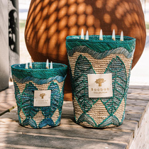baobab scented candle camphor tree Vezzo series woven fragrance large weight housewarming birthday gift