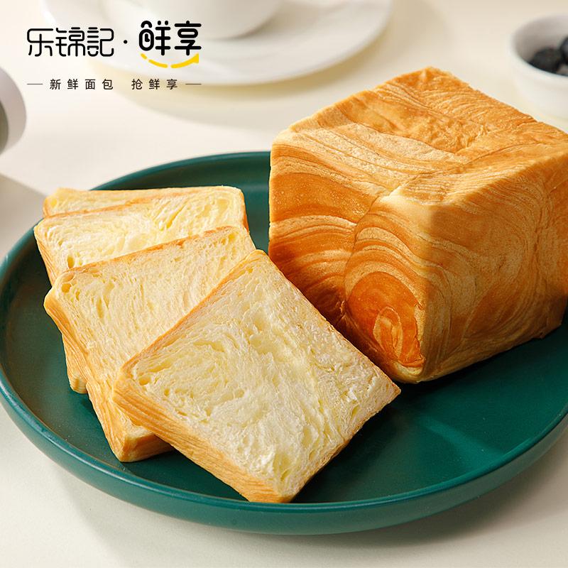 乐锦记 鲜享 魔方生吐司面包 480g 天猫优惠券折后￥14.8包邮（￥19.8-5）