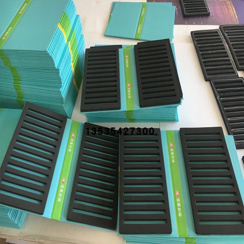 Mass custom production cable sample sheet 2 fold floor tile mud sample of seam - tailor - made tile cardboard