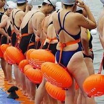 Swimming ring follow-up bug swimming protection float and fart water polo anti-drowning thickening double airbag safety equipment float