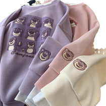 Clearance leakage foreign trade last order withdrawn cut label sweatshirt for women spring and autumn thin section fake two-piece loose and versatile jacket top