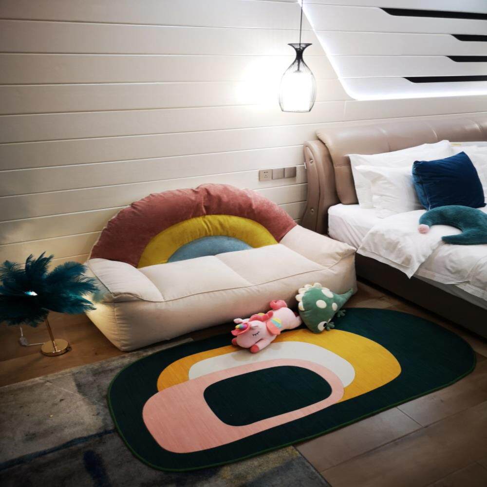 Lazy sofa bean bag tatami small apartment chair single double chair bedroom balcony room recliner net red style