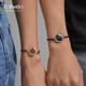 Totwoo Couple Sensor Bracelet Titanium Steel Bracelet Sun and Moon Lover Couple Bracelet Lover Gift Token