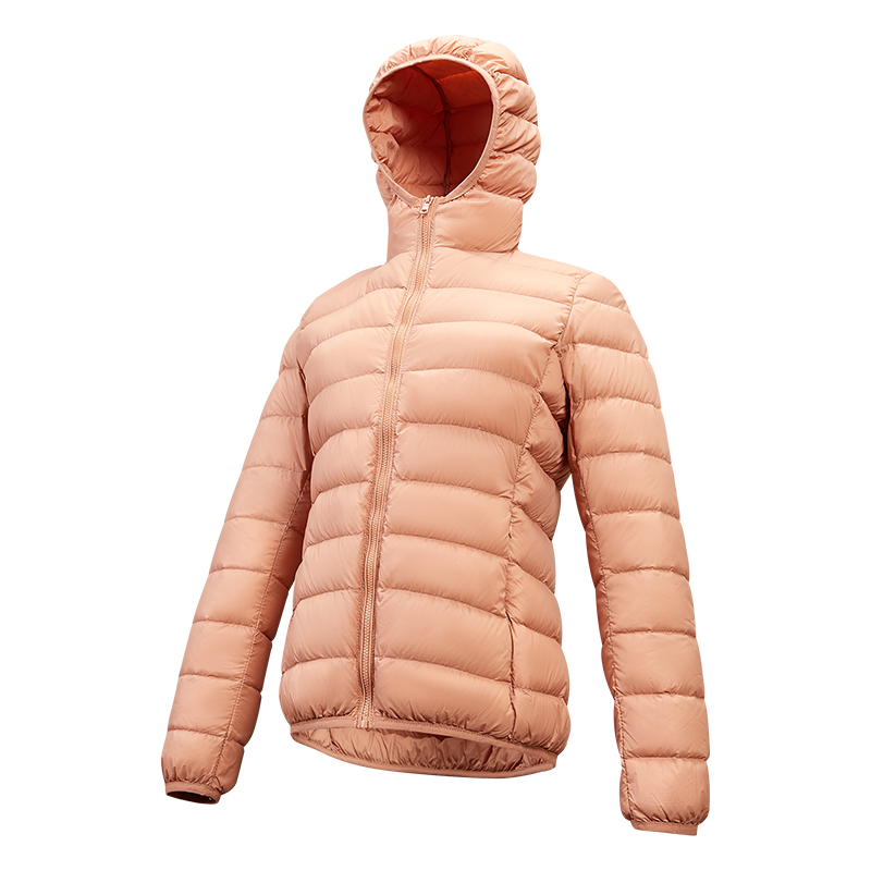 Winter down jacket, short light and thin hoody, liner with down