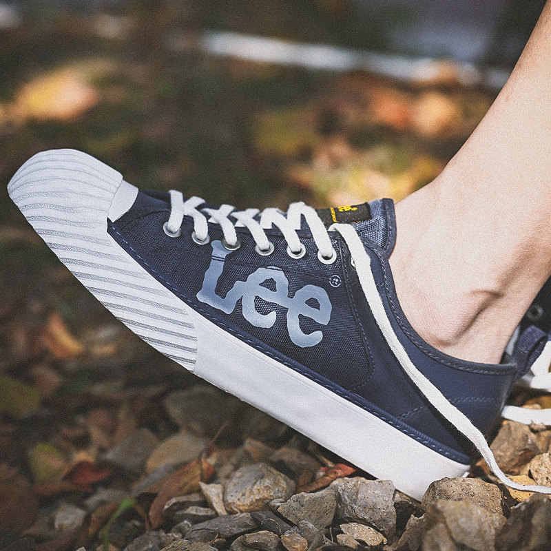 Lee Men's Board Shoes 2022 New Fall Sails Shoes Men's Korean Version Trends 100 Hitch Casual Shoes Low Bunch Shoes