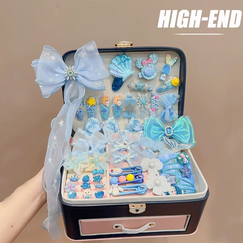 Детский аксессуар для волос, ювелирное украшение, подарочная коробка, заколка для волос для принцессы, детская резинка, кольцо, коробочка для хранения, подарок на день рождения