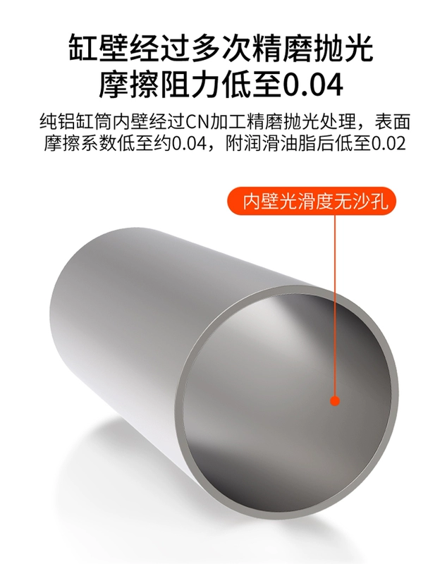 Xi lanh tiêu chuẩn có thể điều chỉnh hành trình SCJ bằng khí nén nhỏ có lực đẩy cao SCJ32/40/50/63*125-150-200S xi lanh thủy lực 10 tấn