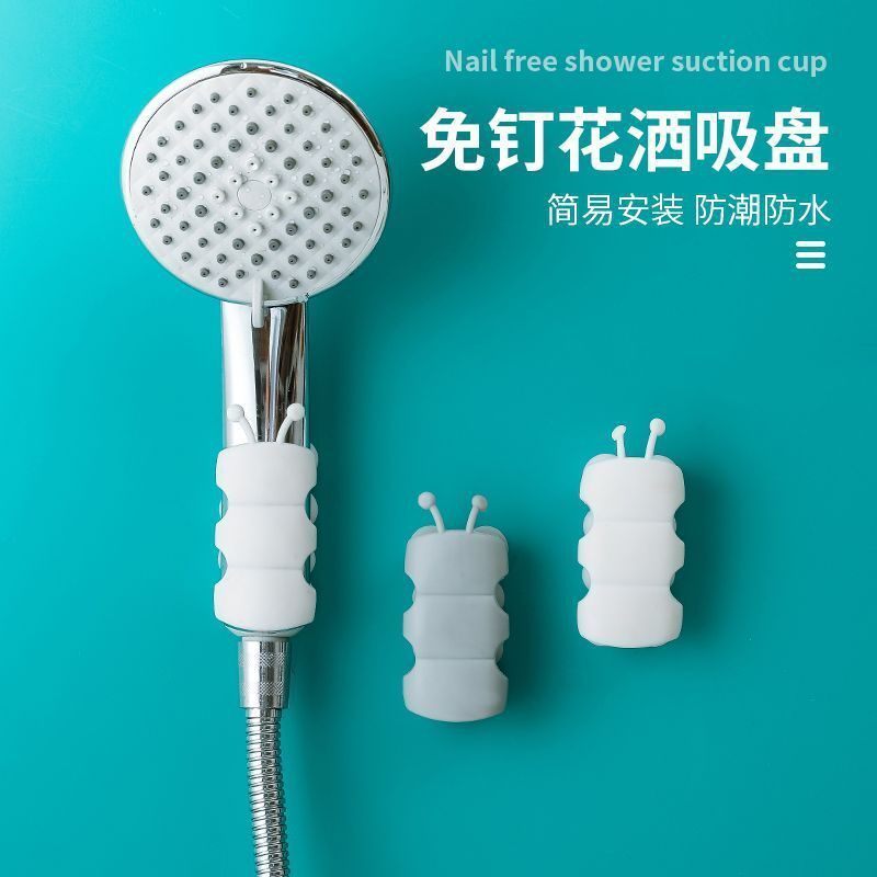 Shower Head Suction Cups Shower Head Shower Accessories Water Heater Shower Nozzle Bathrobe Free Suction Suction Cup Base Rack