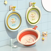 Baby washbasin newborn supplies baby household small basin childrens basin wash ass three-piece set foldable