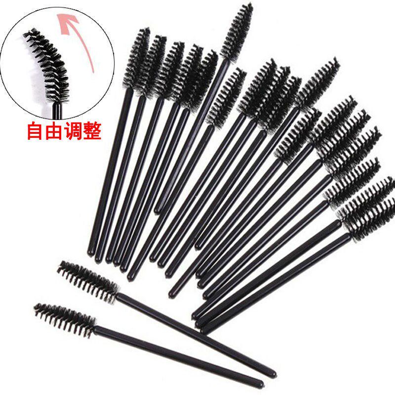 Graft Eyelash Brush Comb Brow Brush Makeup Brush Disposable Spiral Eyelash Comb Roll Brow Eyebrow Brush Eyelash Aids