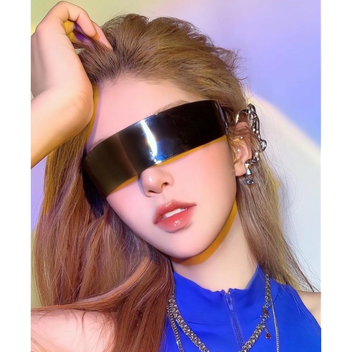 Технологические очки для мужчин и женщин, главная улица, киберпанк, научно-фантастическая атмосфера, диско-бар, красивый кинореквизит, универсальный