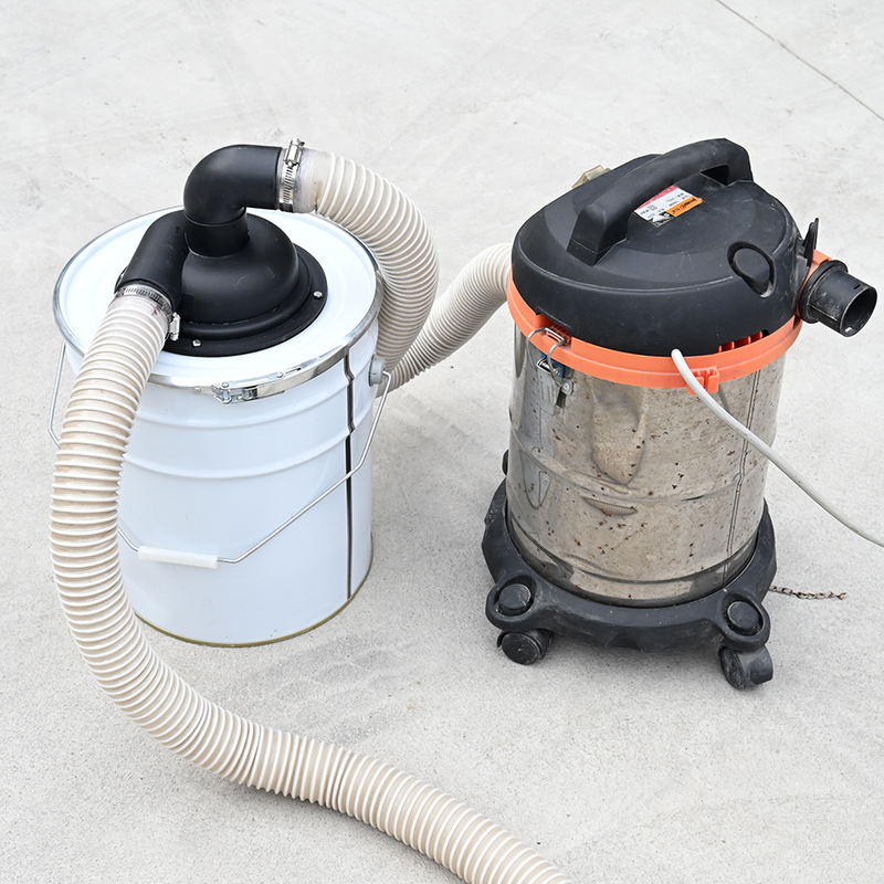 50mm Inner Diameter Small Cyclone Separator Dust Collector Putty Powder Grinding Vacuum Cleaner Collection Bucket Dust Removal Dust Separation