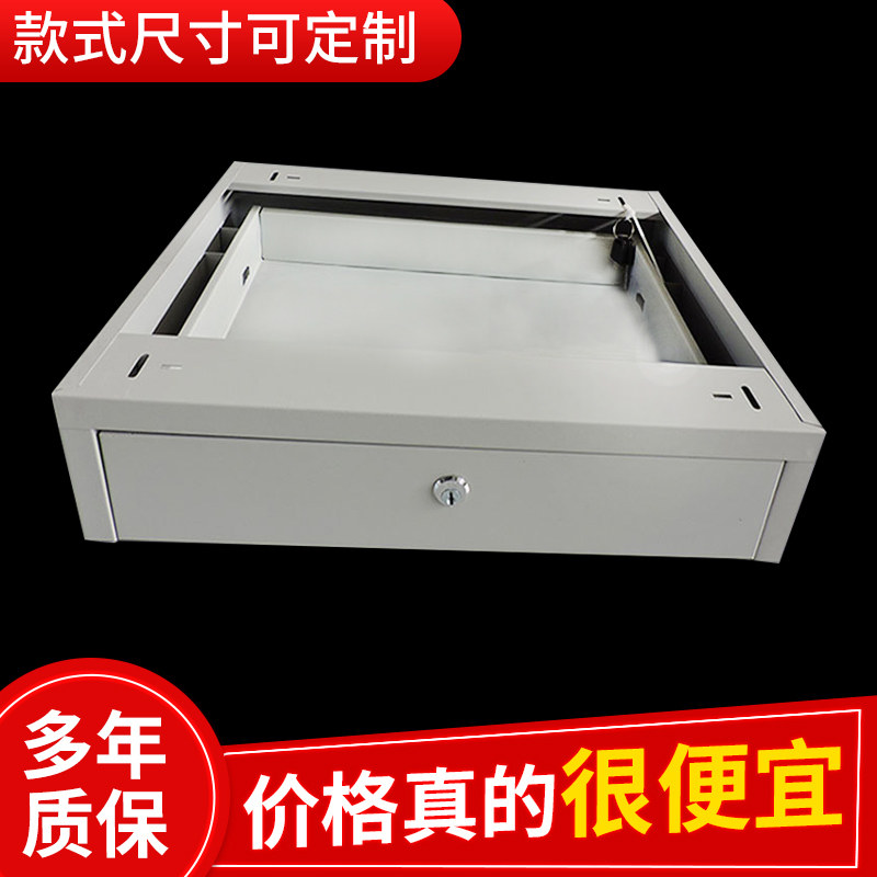 Workbench matching drawer stainless steel tool cabinet under the table storage thickened iron belt lock single and double multi-layer file cabinet