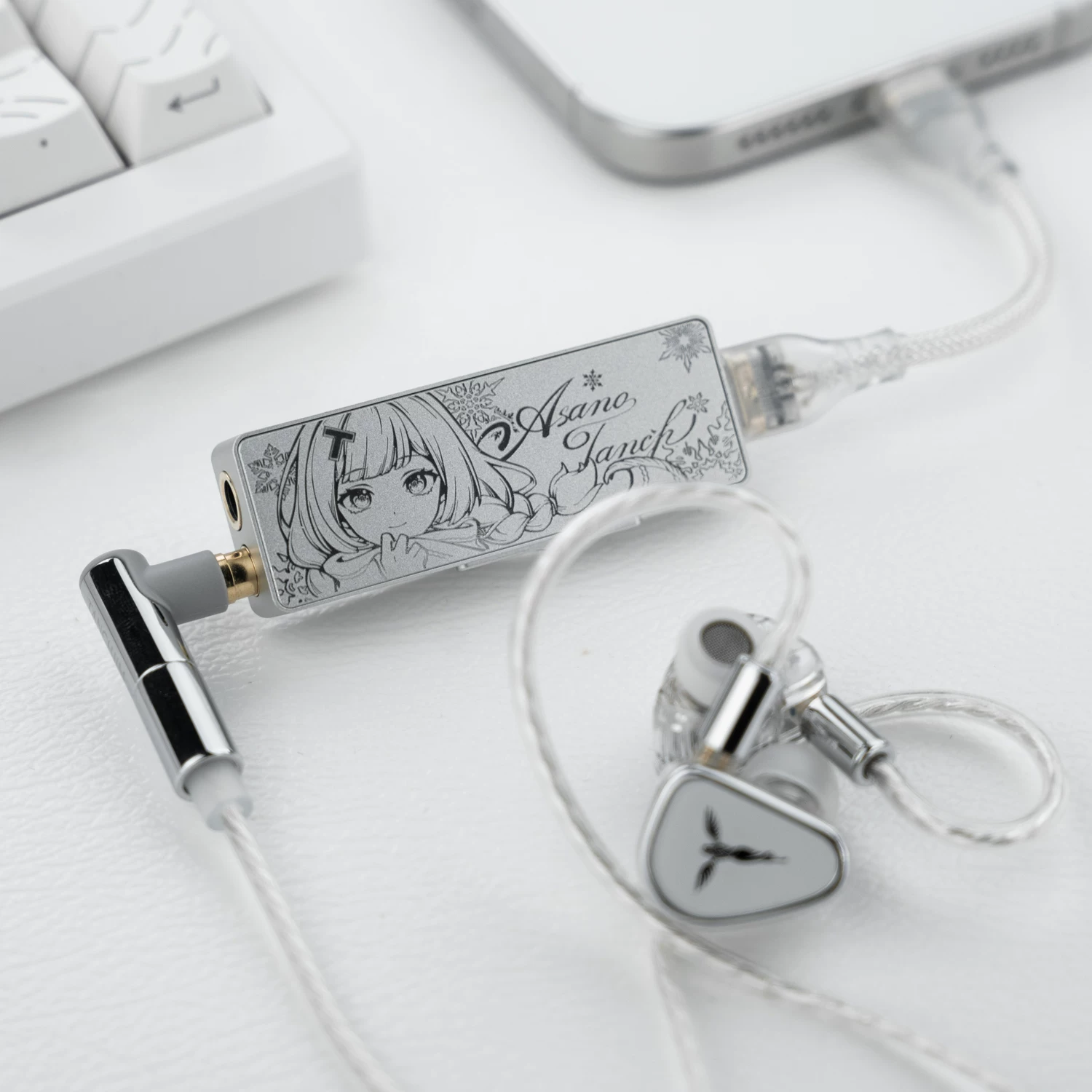 TANCHJIM Ангел Джимми SPACE PRO Snowy Flower Limited Edition Удобный усилитель наушников декодер звуковая карта для игр