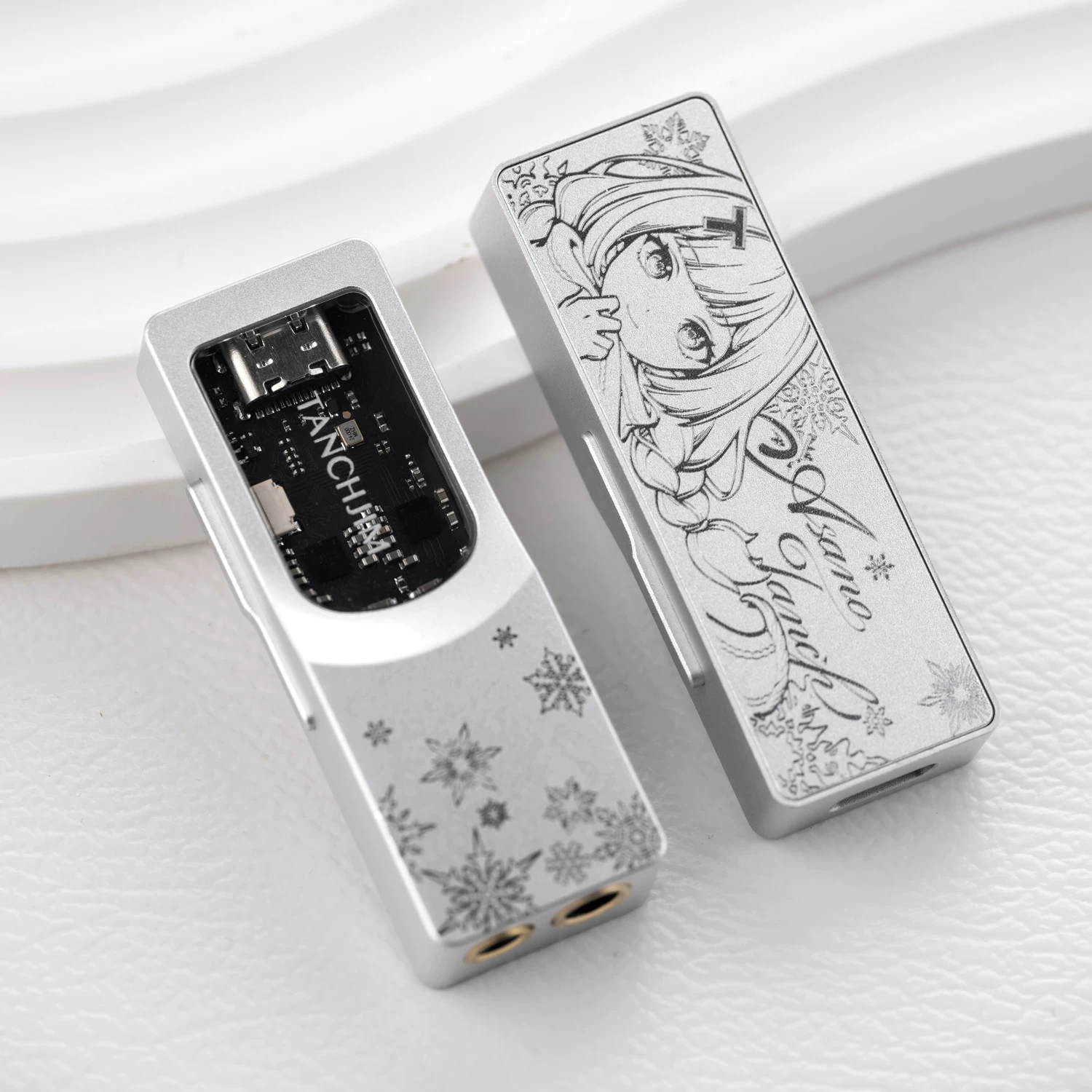 TANCHJIM Ангел Джимми SPACE PRO Snowy Flower Limited Edition Удобный усилитель наушников декодер звуковая карта для игр