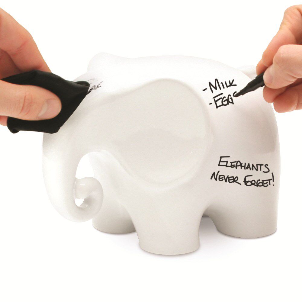 British Luckies erasable memo elephant creative memo elephant gift memo holder Eric