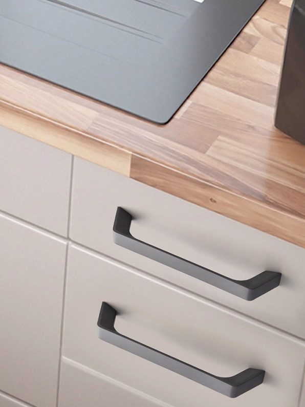 Xiaojia Modern Minimalist Cabinet Wardrobe Door Handle Drawer Handle Furniture Hardware Zinc Alloy Door Handle