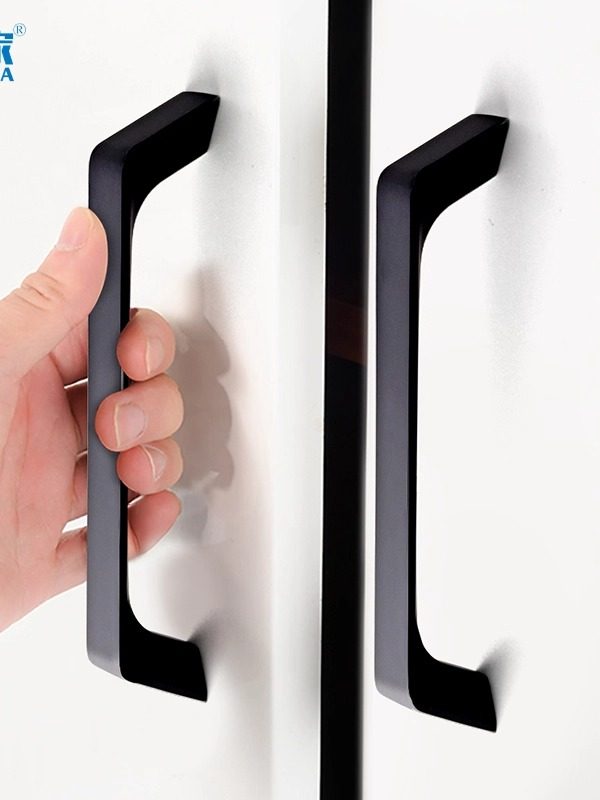 Xiaojia Modern Minimalist Cabinet Wardrobe Door Handle Drawer Handle Furniture Hardware Zinc Alloy Door Handle