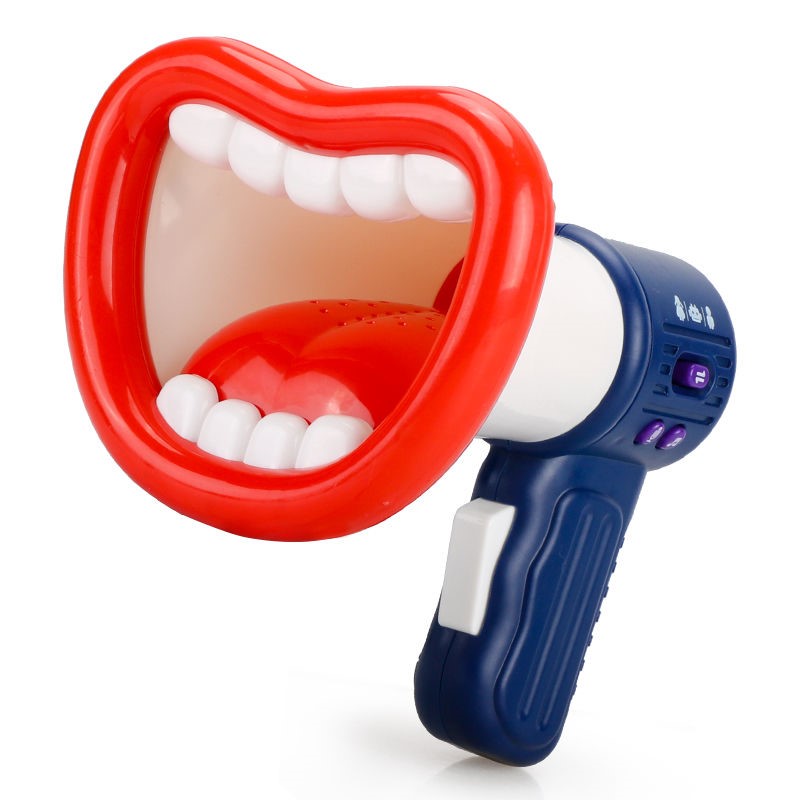 Shake-in-the-style Enlargement Sound-to-sound Children's Fun Children's Small trumpeter can be recorded with a sound recorder to blame the toy music woman