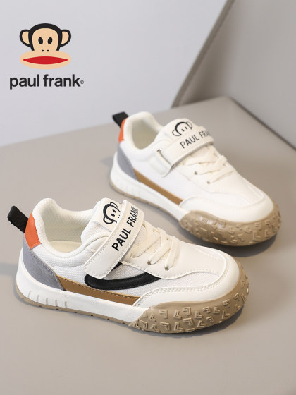 大嘴猴儿童德训运动鞋男童板鞋2025春秋新款女童中大休闲单鞋子潮