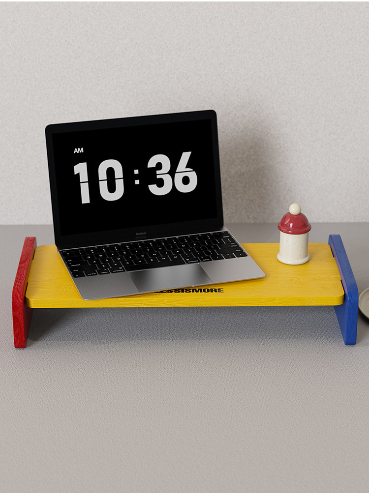 usb显示器增高架 epeiushome显示器增高散热架办公桌宿舍加高电脑架支撑架增高架