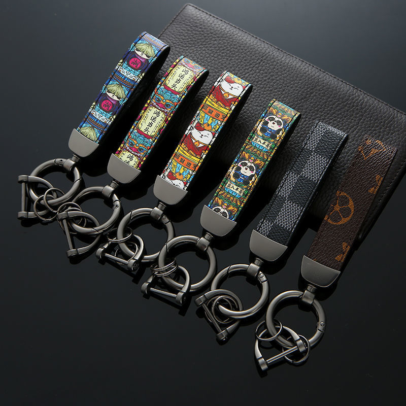 Suitable for Lv Unboxing Accessories, Mahjong Bag, Toiletry Bag, Sesame Street Pendant, Vintage Car Keychain Pendant, Chain Ring