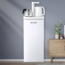 Net red water dispenser hot and cold dual-use desktop upscale lower water bucket ice tepid three use tea bar integrated cabinet for home